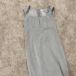 Gray work dress